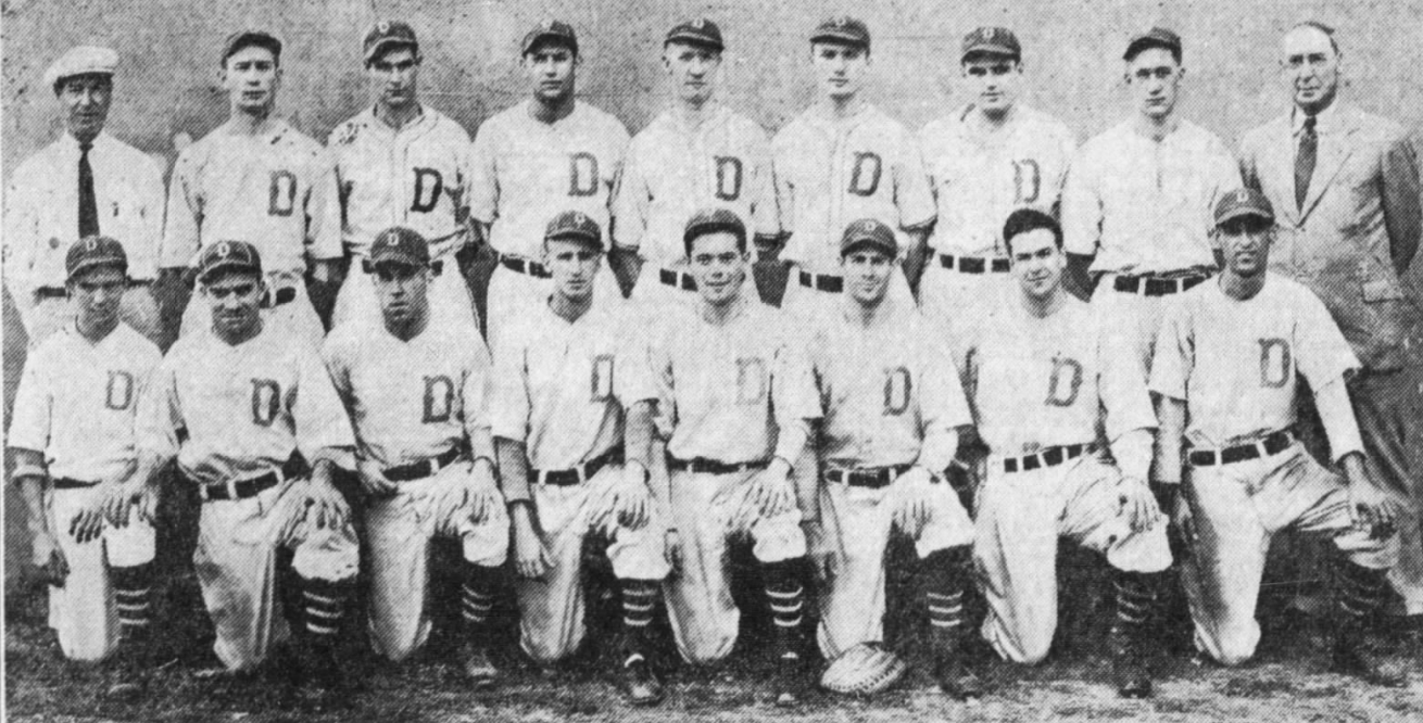 al piechota and davenport blue sox 1933