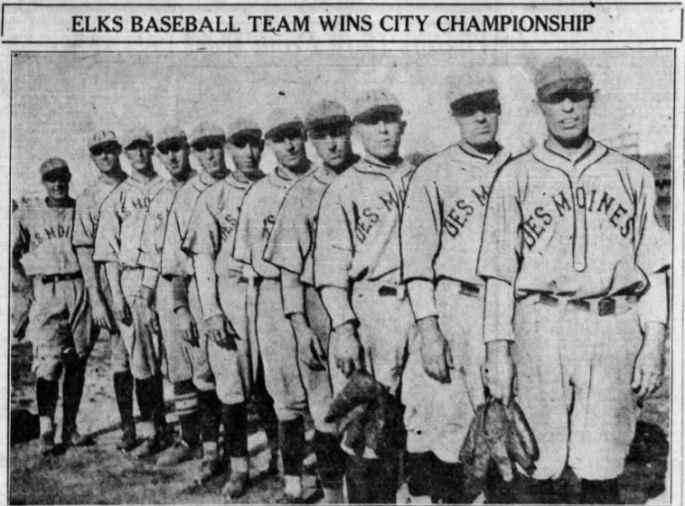 Charles Wetzel from Des Moines Tribune in 1925