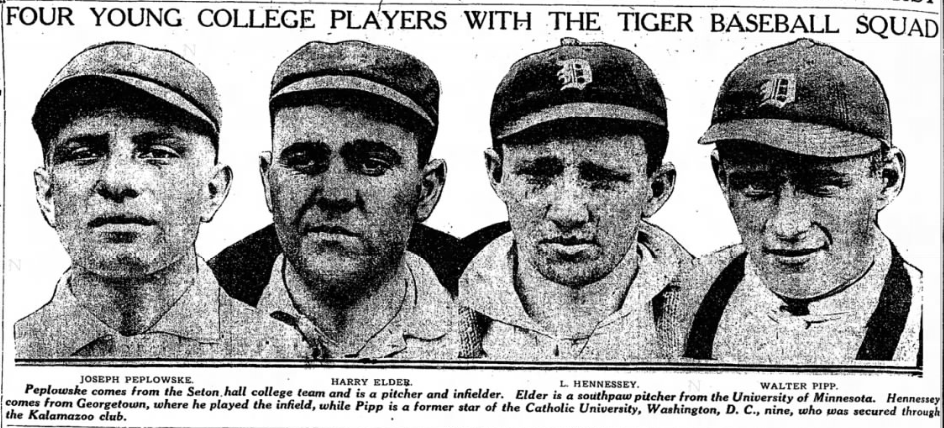 Joe Peploski - group pictures in 1913