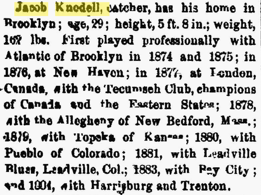 The Demise of Jacob Knodell&nbsp;(Kenedell?)