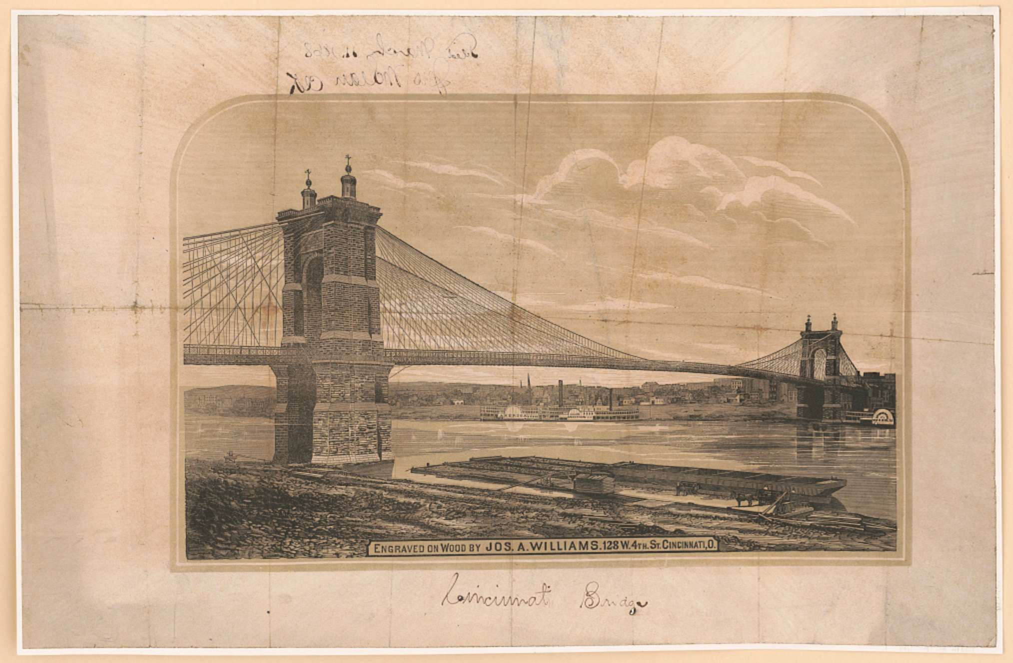 Roebling Bridge - LOC