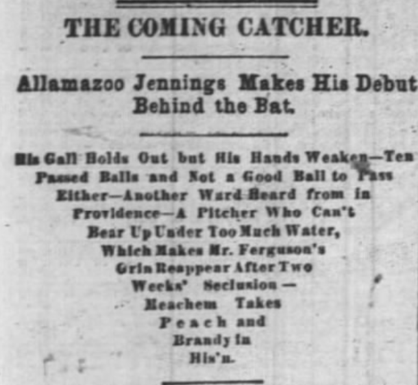 The Legend of “Alamazoo” Jennings